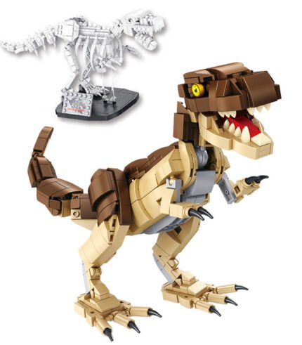 Tyrannosaurus Dinosaur and Fossil 2-in-1 Building Blocks Toy Dinosaur Bricks Set