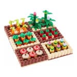 Garden plot building blocks toys 1set