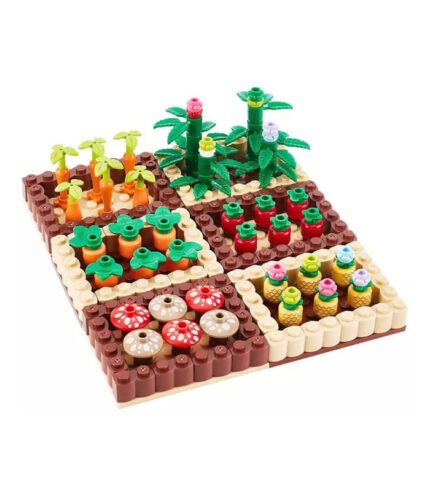 Garden plot building blocks toys 1set