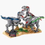 1780pcs Velociraptor Building Blocks Toys Jurassic Dinosaur Building Set