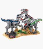 1780pcs Velociraptor Building Blocks Toys Jurassic Dinosaur Building Set