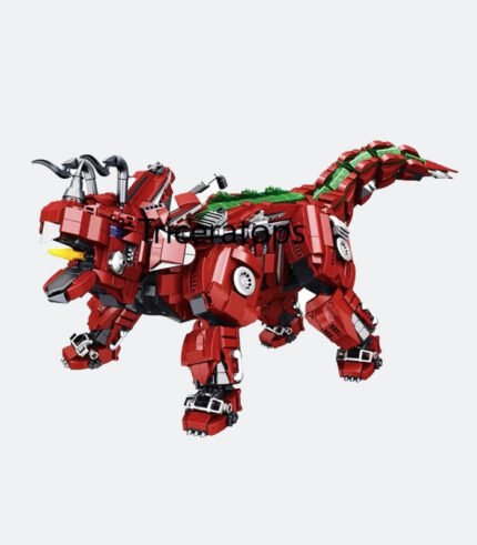 Jurassic Dinosaur Mechanical Triceratops Bricks Toy