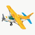Yellow Sightseeing Building Blocks Airplane set