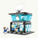 Mobile Phone Store Modular City Street Scene Building Block Toy Set