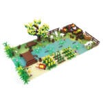 Farm Plant and Animal Building Blocks - Creative Nature Brick Toy