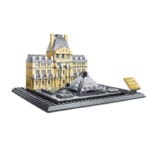 MOC Paris Louvre Bricks Set 821 pcs