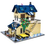 French Country Lodge Bricks Toy - 1298 pcs