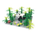 MOC scene pumpkin field chicken coop turtle fish pond chicken farm DIY assembly small particle building blocks 1set