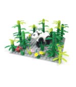 MOC scene pumpkin field chicken coop turtle fish pond chicken farm DIY assembly small particle building blocks 1set