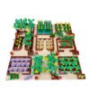 MOC vegetable garden pumpkin grape small grain farm orchard building blocks assembly scene flower garden micro landscape