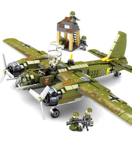 Junkers Ju 88 German Bomber Building Block Model