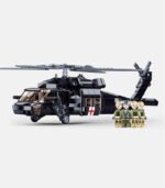 US UH-60 Medical Black Hawk Helicopter Building Block Set