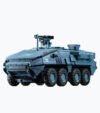 Stryker X Armored Vehicle Block Model