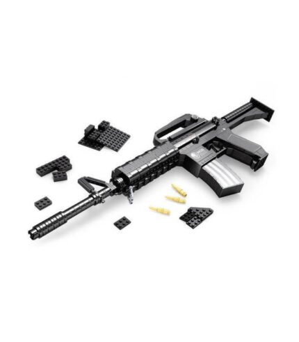 M16 assault rifle building block toys, rifle building block model