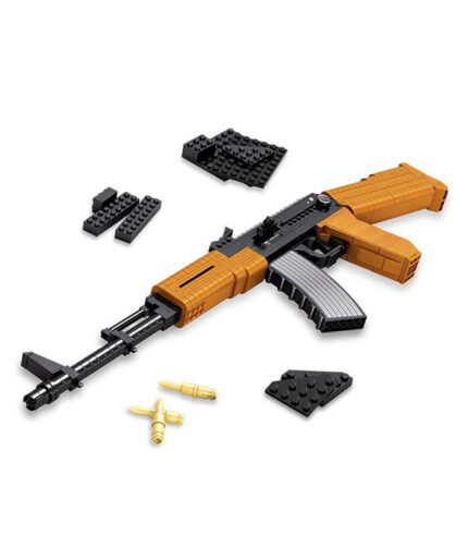 AK47 rifle building block toy