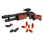 M870 shotgun building block toys, gun building block model