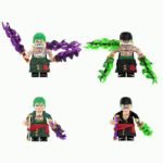 Roronoa Zoro mini figure toy, compatible with building block toys