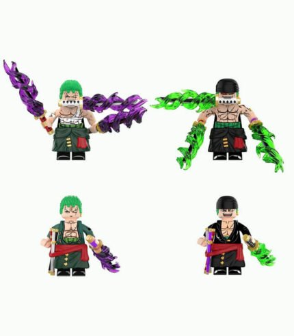 Roronoa Zoro mini figure toy, compatible with building block toys