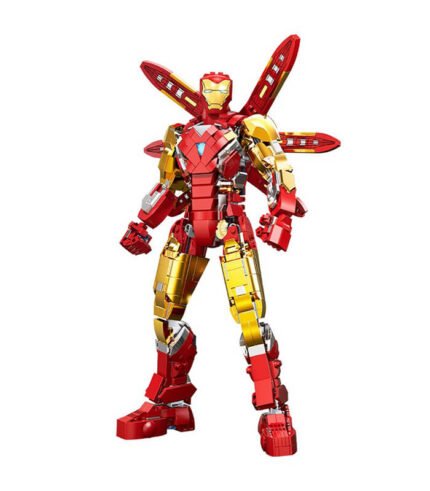 Iron Man MK85 Building Block Toy Model with Light