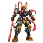 Chinese style Monkey King building block mecha model