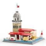 MOC Architecture Turkish Maiden Tower Bricks Toy - 909 pieces
