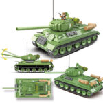 Soviet T34 Medium Tank Bricks Model