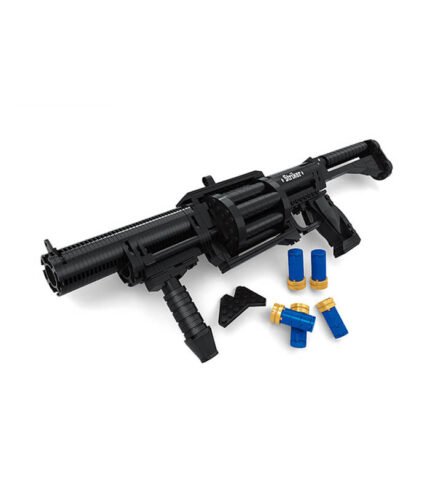 Striker grenade launcher building block toy