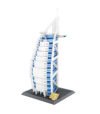 MOC Architecture Burj Al Arab Hotel Bricks Toys Kids