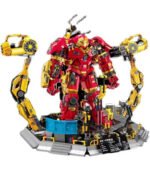 Hulkbuster armor bricks toy model, Iron Man armor disassembly and assembly building blocks