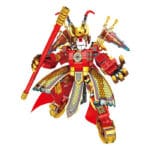 King of Monkey building block set, Chinese style warrior robot battle armor action figure