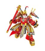 King of Monkey building block set, Chinese style warrior robot battle armor action figure