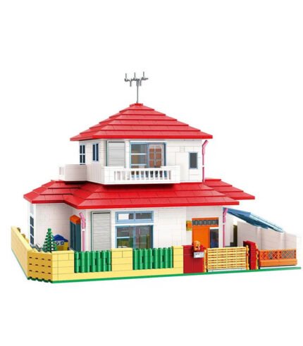 Crayon Shin-chan's house building block model toy