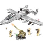 A10 attack aircraft building block model set | ToysArk