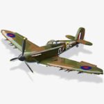 British Spitfire Building Blocks Plane | ToysArk