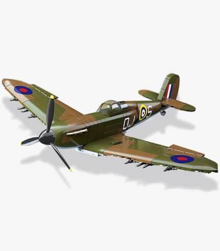 British Spitfire Building Blocks Plane