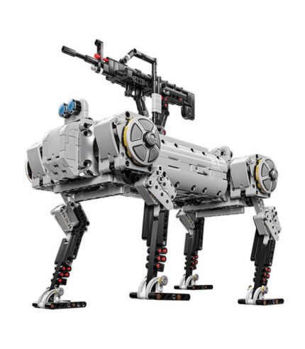 Military Robot Dog Building Block Toy，12GO 96009 Unmanned Robot Dog