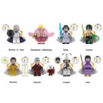 One Piece 8 Minifigures Brick Toy Set,One Piece Minifigs