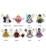 One Piece 8 Minifigures Brick Toy Set,One Piece Minifigs