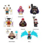 WM6188 One Piece Enel Kaidou Kozuki Oden Minifigs，8 One Piece Minifigs