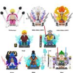 One Piece Teach minifigs，Doflamingo、Kaido、Jinbe