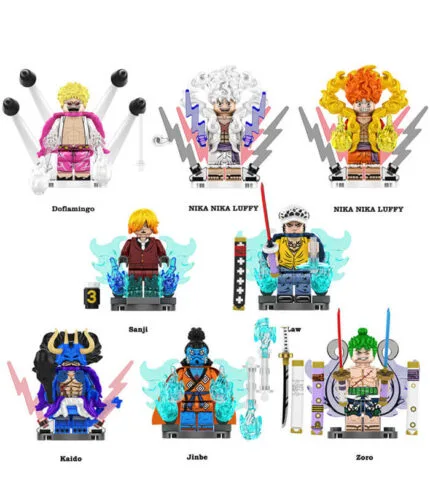 WM6188 One Piece Enel Kaidou Kozuki Oden Minifigs，8 One Piece