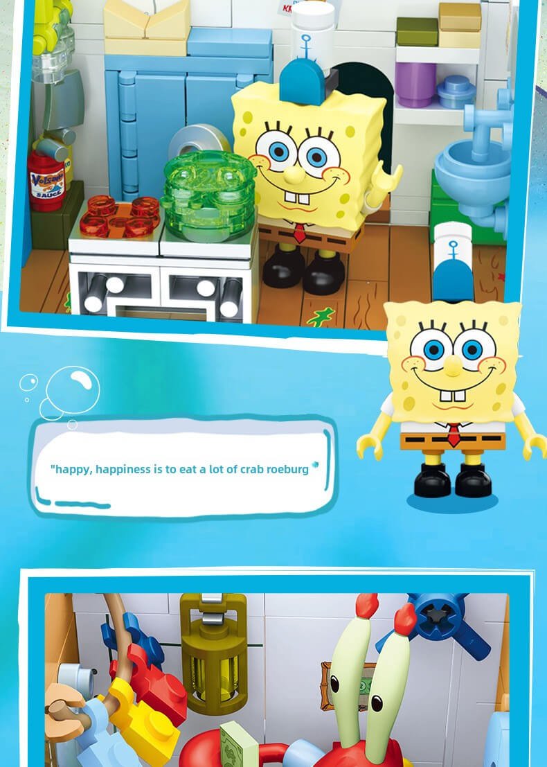 area x krusty krab bricks toy