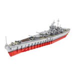 Bismarck class battleship Bricks Model, Navy Battleship Aircraft Carrier Building Blocks Toy | ToyArk