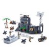 WWII German Atlantic Fortress Building Blocks Set