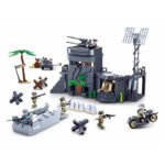 WWII German Atlantic Fortress Building Blocks Set