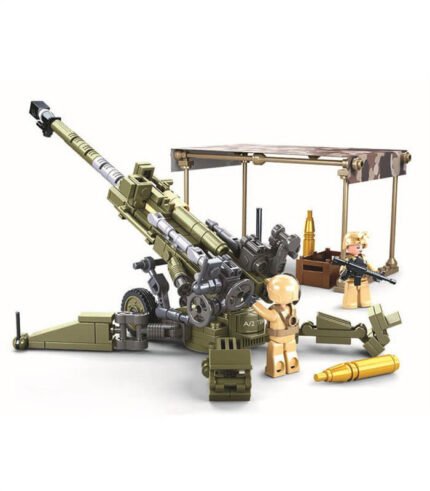 WW2 M777 Light Artillery Gun Bricks Toy