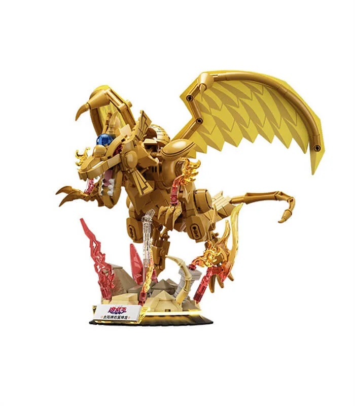Yu-Gi-Oh AREA-X Winged Dragon Of Ra Building Block With Lighting