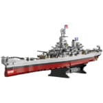 Iowa class battleship USS Missouri bricks model