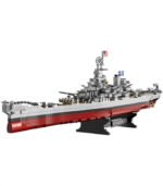 Iowa class battleship USS Missouri bricks model