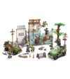 WW2 US Army Urban Assault Building Blocks Toy Set QUANGUAN 100095 Heroes AND Generals 4 IN 1